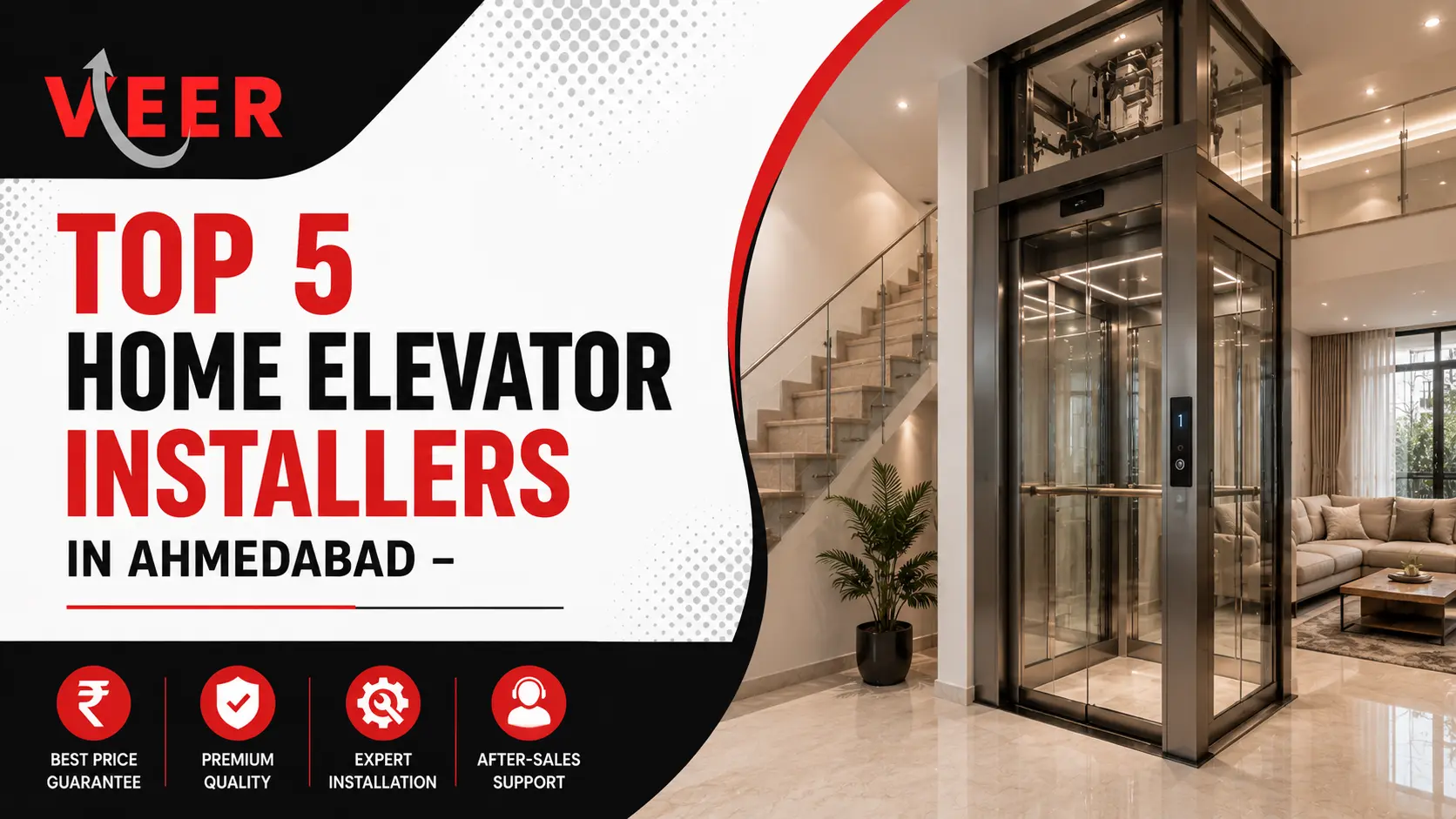 TOp 5 Home Lift Installers Ahmedabad