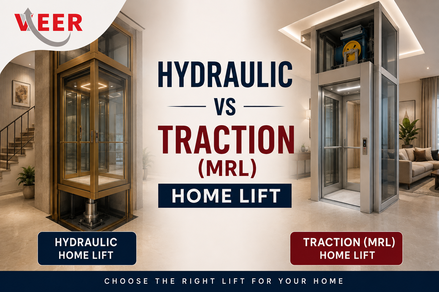 Hydraulic Vs Traction lift