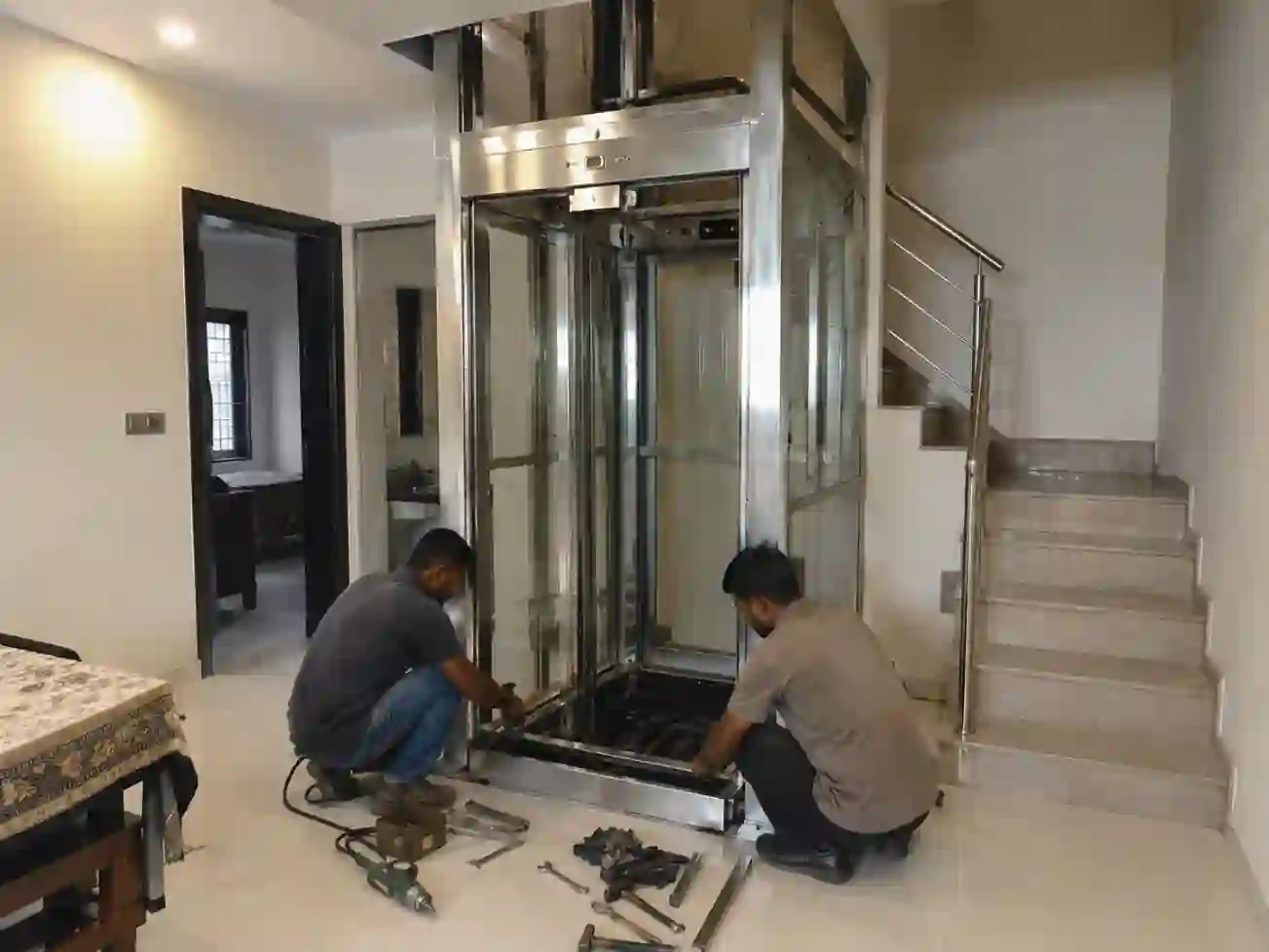 Home elevator installation in Surat